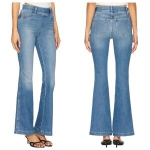SPANX Flare Jeans Pull-On sz Large, Waist 30" Length 31" High Rise Approx. Sz 10